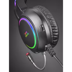 Mars Gaming MHRGB cuffia e auricolare Cablato A Padiglione USB tipo A Nero - Vista aggiuntiva 6