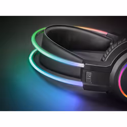 Mars Gaming MHRGB cuffia e auricolare Cablato A Padiglione USB tipo A Nero - Vista aggiuntiva 8