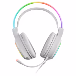 Mars Gaming MHRGBW cuffia e auricolare Cablato A Padiglione USB tipo A Bianco - Vista aggiuntiva 8