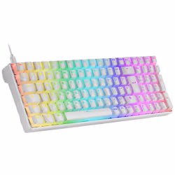 Mars Gaming MKULTRA tastiera USB AZERTY Francese Bianco - Vista aggiuntiva 5