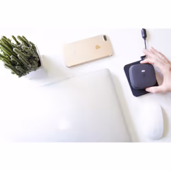 ZENS ZEPP03B/00 batteria portatile 7800 mAh Carica wireless Nero, Argento