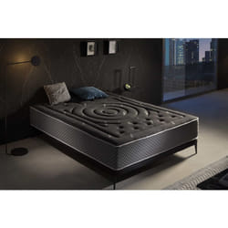 Moonia - Materasso SuperSoft Premium Black Multizone, 27cm, 90x190cm