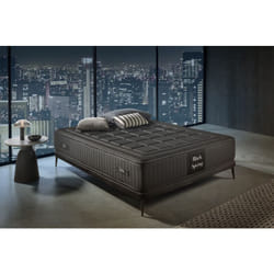 Moonia - Materasso a molle insacchettate Black Spring Royal, 30cm, 90x200cm