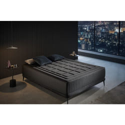 Moonia - Materasso viscoelastico Magnum Black - 90X200 cm