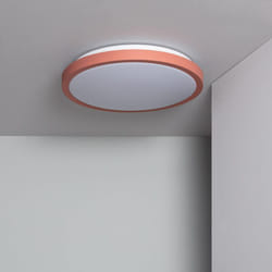 Efectoled - Plafoniera led 19W Circolare Ø400 mm cct Selezionabile Faina Rosa