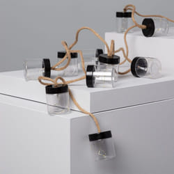 Efectoled - Ghirlanda led Solare per Esterni Tarros 2m Nero