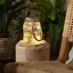 Efectoled - Vaso di Vetro led Portatile Solare Winy 3000K Bianco Caldo