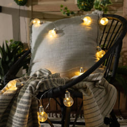 Efectoled - Ghirlanda di Lampadine led Solare Galilei 2m 3000K Bianco Caldo