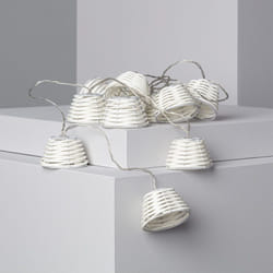 Efectoled - Ghirlanda led Solare Digha 1.8m Bianco