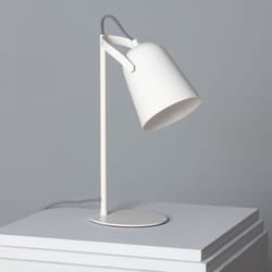 Efectoled - Lampada da Scrivania in Metallo Flexo Orfeo Bianco