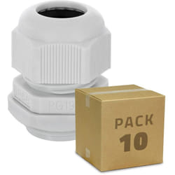 Efectoled - Box da 10 unità Pressacavi in nylon IP68 Varie Misure PG19