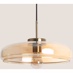 La Lampada a Sospensione Vetro Hipo combina un design unico ed elegante con finiture di alta qualità. Questa lampada dona un ...