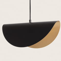 Efectoled - Lampada a Sospensione Metallo Caravaggio Nero