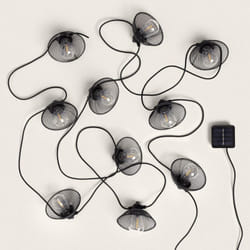 Efectoled - Ghirlanda Solare per Esterni led per Lampadine Kodos 6,5 m 3000K Bianco Caldo