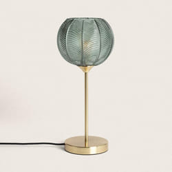 Efectoled - Lampada da Tavolo Metallo e Vetro Klimt Verde