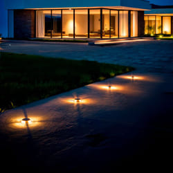 Segnapasso da Esterno led 3W Incasso a Terra Gimsha 4L Nero 3000K Bianco Caldo