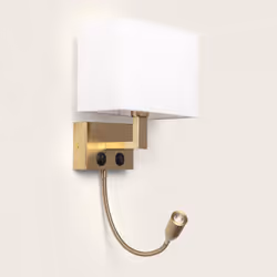 La Lampada da parete LED da lettura in Metallo con Flexo Waldorf è un apparecchio che si distingue per la sua versatilità. Qu ...