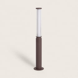 Efectoled - Lampioncino Per Esterni led 12W da Superficie 80 cm Britget Ossido