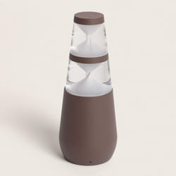 Efectoled - Lampioncino per Esterni led 8W Superficie 38cm Doppio Danko Ossido