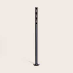 Il Lampioncino LED per Esterni Superficie 9W 80cm Aidan illumina i tuoi spazi esterni con eleganza e funzionalità, con un ele ...