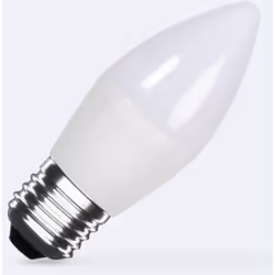La Lampadina LED E27 5W 430 lm C37 è perfetta per sostituire le vecchie lampadine a incandescenza a candela fino a 35W. Ad al ...