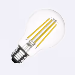 La Lampadina a Filamento LED E27 7,3W 1535 lm A70 Classe A è l'amalgama perfetto tra efficienza ed eleganza nell'illuminazion ...