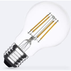 Lampadina Filamento led E27 6W 720 lm A60 Bianco Naturale No Flicker 4000K