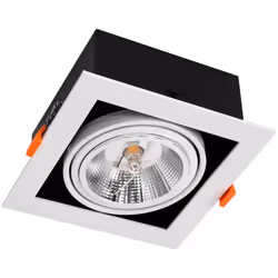 Questo Faretto Downlight LED Kardan integra una Lampadina LED GU10 AR111 con una luminosità di 900 lm. Fornisce, con un angol ...