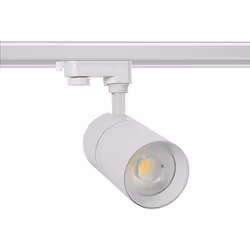 Il Faretto LED New Mallet Bianco 20W Regolabile No Flicker per Binario Trifase è la soluzione perfetta per mettere in risalto ...