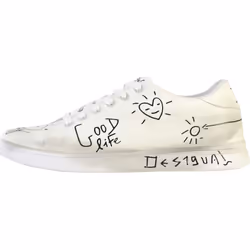 Sneakers basse Desigual 197566 Bianco - 36 - Vista aggiuntiva 2