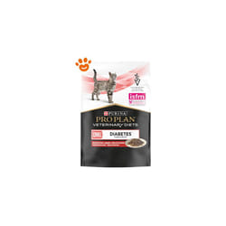 Purina Cat Pro Plan Veterinary Diets Diabets Menagement Manzo - Purina Cat Pro Plan Veterinary Diets Diabets Menagement Manzo - Bustina Da 85 Gr