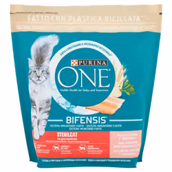 PURINA ONE STERILCAT 1.5KG SALMONE PER GATTI PURINA ONE STERILCAT 1.5KG SALMONE PER GATTI Descrizione: Il Purina One Sterilca ...