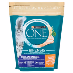 PURINA ONE STERILCAT HAIRBALL 800G PER GATTI STERILIZZATI RICCO DI POLLO PURINA ONE STERILCAT HAIRBALL 800g Descrizione del p ...