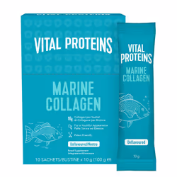 Integratore alimentare di collagene, insapore, sticks con 10g di peptidi di collagene per porzione, sostiene il benessere di  ...