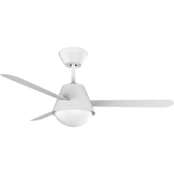 Leds-c4 - LedsC4 Ventilatore Ip20 Buran E27 15.,15W Bianco Bianco Legno Chiaro