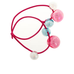 Elastico con palline colorate 11 cm 2 u