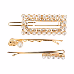 Forchette perle bianche 3 u