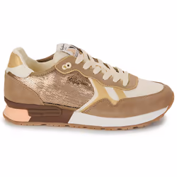 Sneakers basse Pepe jeans BRIT SEQUINS W Marrone - 39 - Vista aggiuntiva 2
