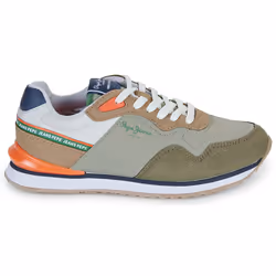 Scarpe bambini Pepe jeans LONDON JUMP B Kaki - 33 - Vista aggiuntiva 2