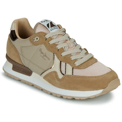 Sneakers basse Pepe jeans BRIT MIRROR W Beige - 41