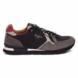 Sneakers Pepe jeans 975 BRIT PRINT SM Grigio - 43 - Vista aggiuntiva 2