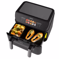 Cecotec Cecofry&Grill Duoheat 10000 Singolo 10 L Indipendente 2800 W Friggitrice ad aria calda Nero - Vista aggiuntiva 2