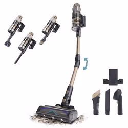 Cecotec Conga Rockstar RS90 Pet Flex Aspirapolvere elettrica Batteria Secco Sacchetto per la polvere 0,5 L 600 W Nero, Blu 2500 Ah - Vista aggiuntiva 2