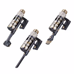 Cecotec Conga Rockstar RS90 Pet Flex Aspirapolvere elettrica Batteria Secco Sacchetto per la polvere 0,5 L 600 W Nero, Blu 2500 Ah - Vista aggiuntiva 3