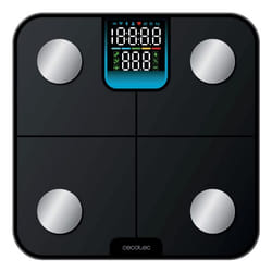 Cecotec Surface Precision HealthySmart Quadrato Nero Bilancia pesapersone elettronica
