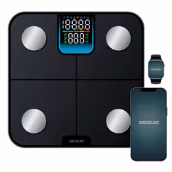 Cecotec Surface Precision HealthySmart Quadrato Nero Bilancia pesapersone elettronica - Vista aggiuntiva 2