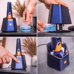 Cecotec PrecisionCare Saphire Pro Rotazione Blu, Nero - Vista aggiuntiva 4