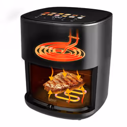 Cecotec Cecofry&Grill Duoheat 6500 Singolo 6,5 L Indipendente 2200 W Friggitrice ad aria calda Nero - Vista aggiuntiva 5