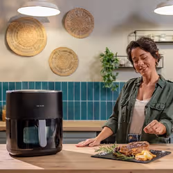Cecotec Cecofry&Grill Duoheat 6500 Singolo 6,5 L Indipendente 2200 W Friggitrice ad aria calda Nero - Vista aggiuntiva 6
