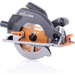 Evolution - Power Tools - R185CCSX+ Sega Circolare Multi-Materiale 185 mm Compatibile con Binario Guida (Pacchetto Plus con Custodia da Trasporto),